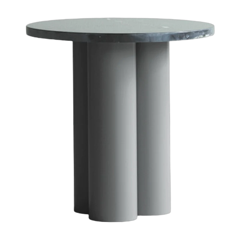 Table d'appoint grise et plateau nero marquina 40 x 40 cm Dit - Normann Copenhagen