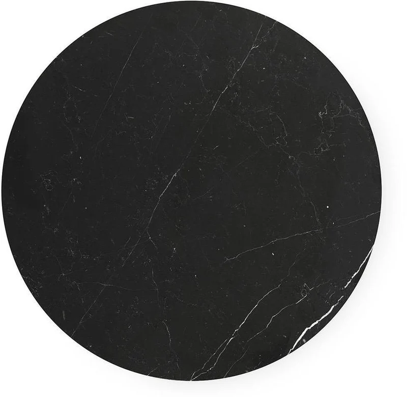 Table d'appoint grise et plateau nero marquina 40 x 40 cm Dit - Normann Copenhagen