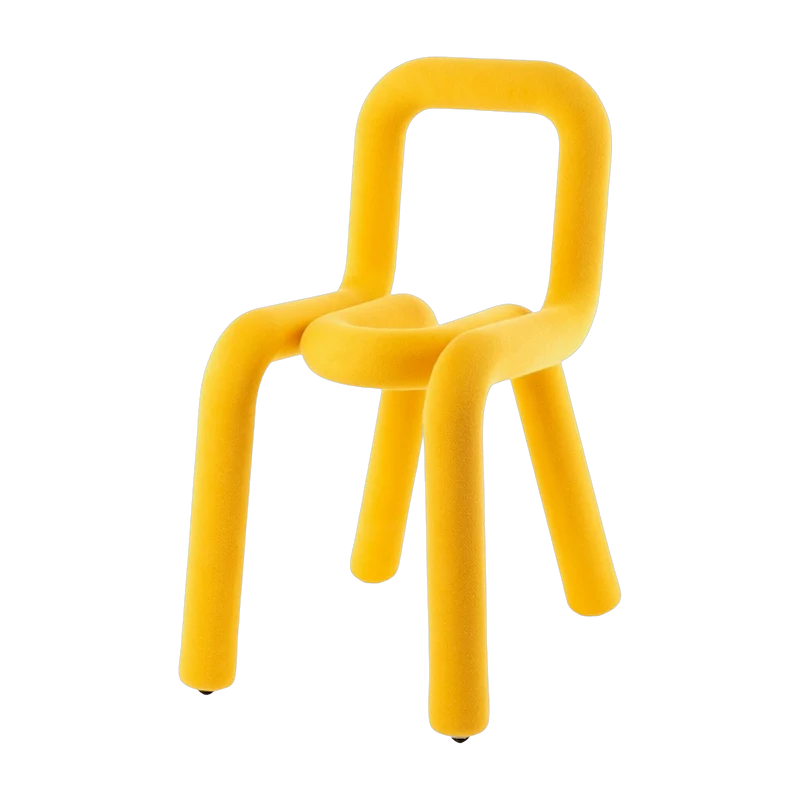 Chaise jaune 53 x 77,5 cm Bold - Moustache