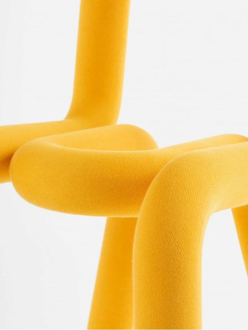 Chaise jaune 53 x 77,5 cm Bold - Moustache