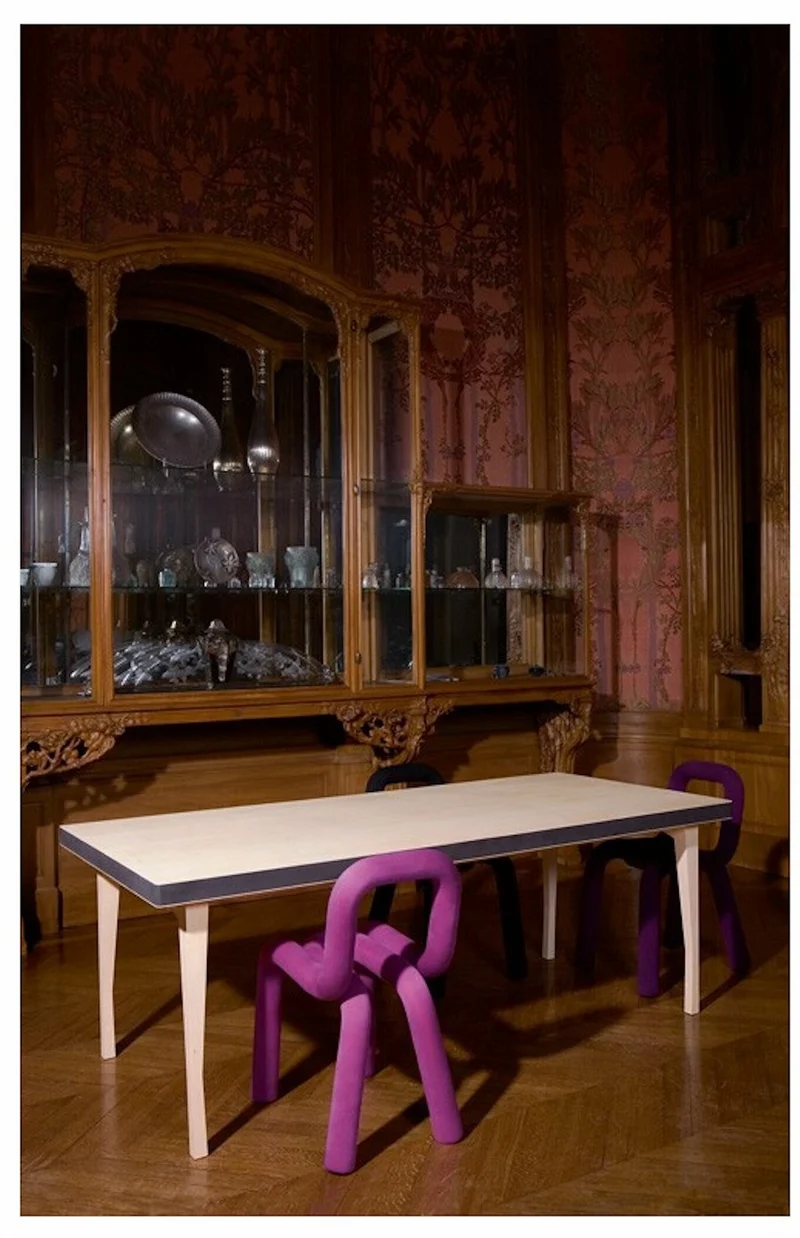 Chaise rose 53 x 77,5 cm Bold - Moustache