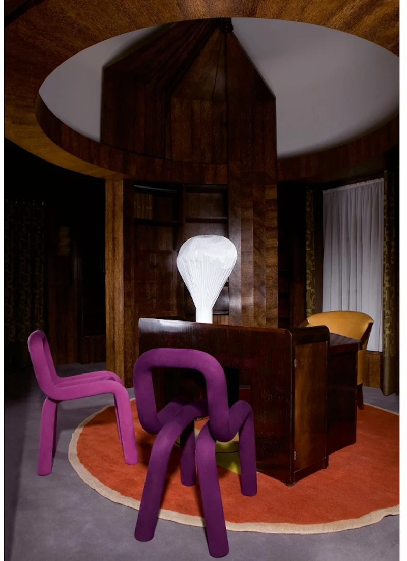 Chaise rose 53 x 77,5 cm Bold - Moustache