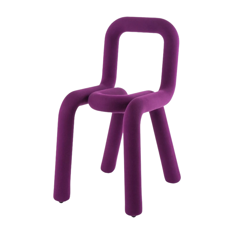 Chaise violet 53 x 77,5 cm Bold - Moustache