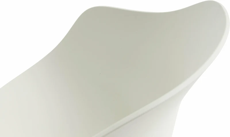 Chaise avec accoudoirs en plastique recyclé crème et pieds en chêne AAC 222 2.0 - HAY