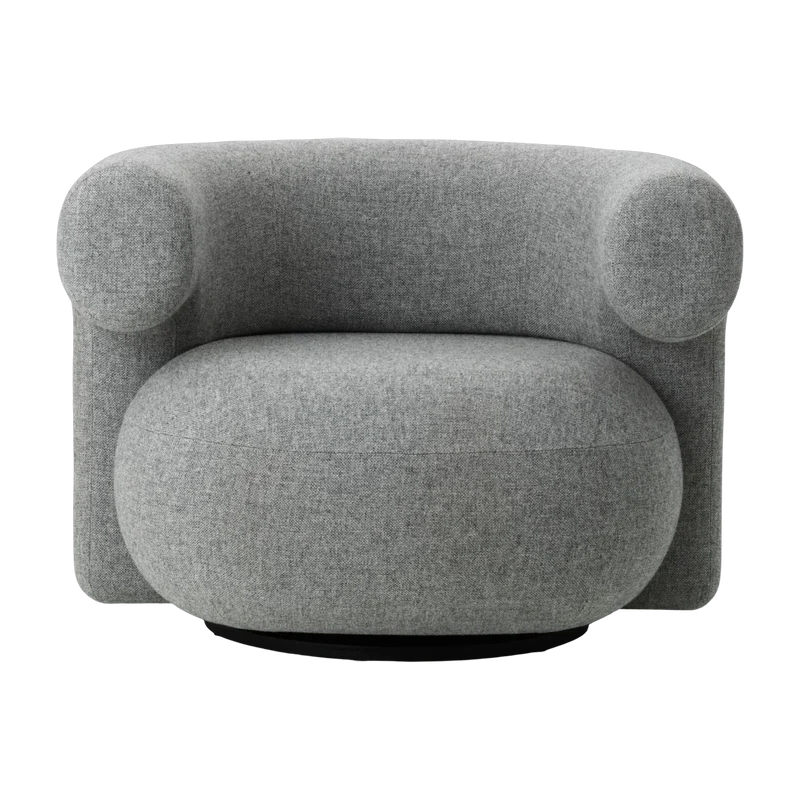 Fauteuil pivotant en tissu hallingdal 0110 Burra - Normann Copenhagen