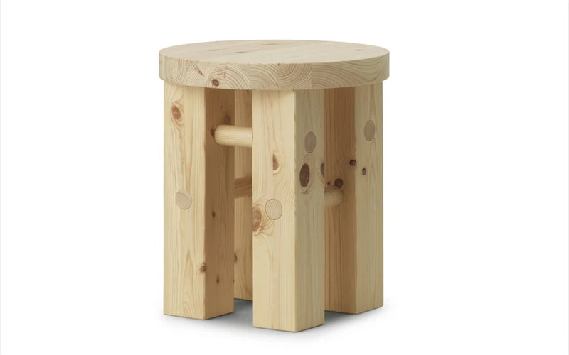 Tabouret en bois de pin 45 x 40 cm Fyr - Normann Copenhagen