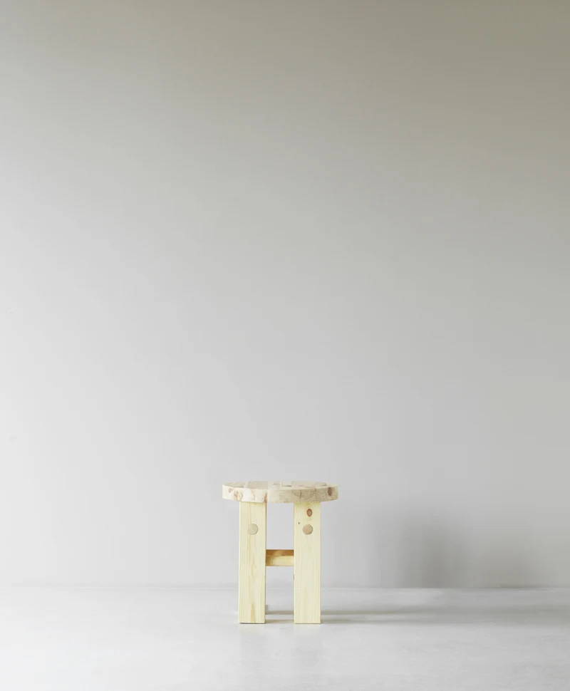 Tabouret en bois de pin 45 x 40 cm Fyr - Normann Copenhagen