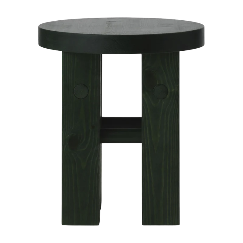 Tabouret en bois de pin vert 45 x 40 cm Fyr - Normann Copenhagen