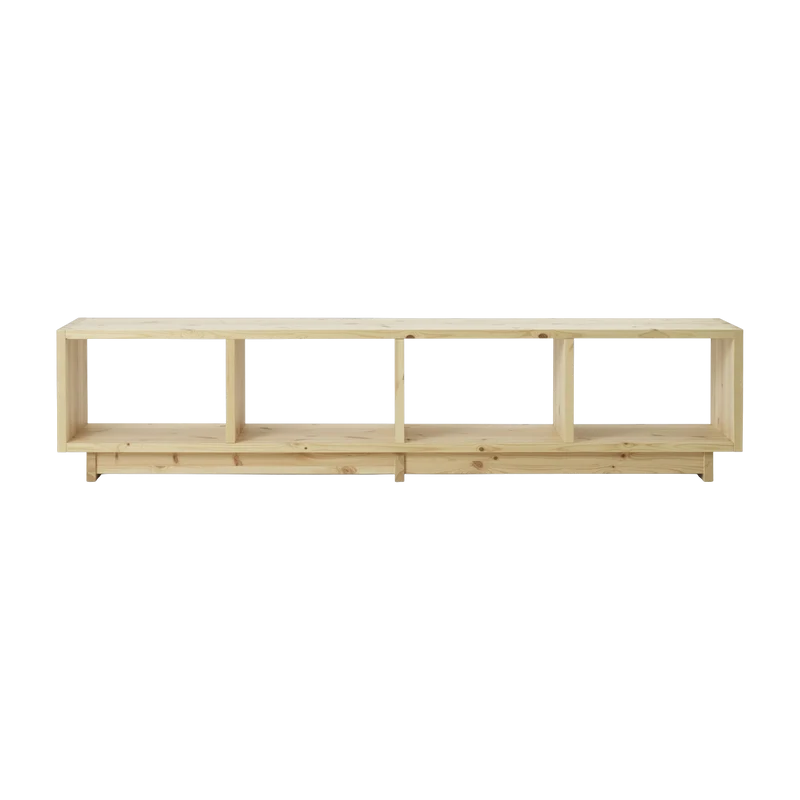 Bibliothèque en bois de pin 220 x 50,5 cm Low FYR - Normann Copenhagen
