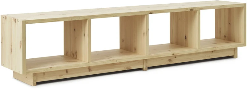 Bibliothèque en bois de pin 220 x 50,5 cm Low FYR - Normann Copenhagen