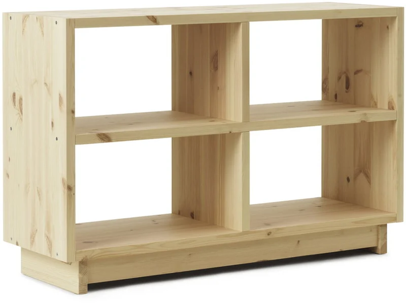 Bibliothèque en bois de pin 123 x 80 cm Medium FYR - Normann Copenhagen