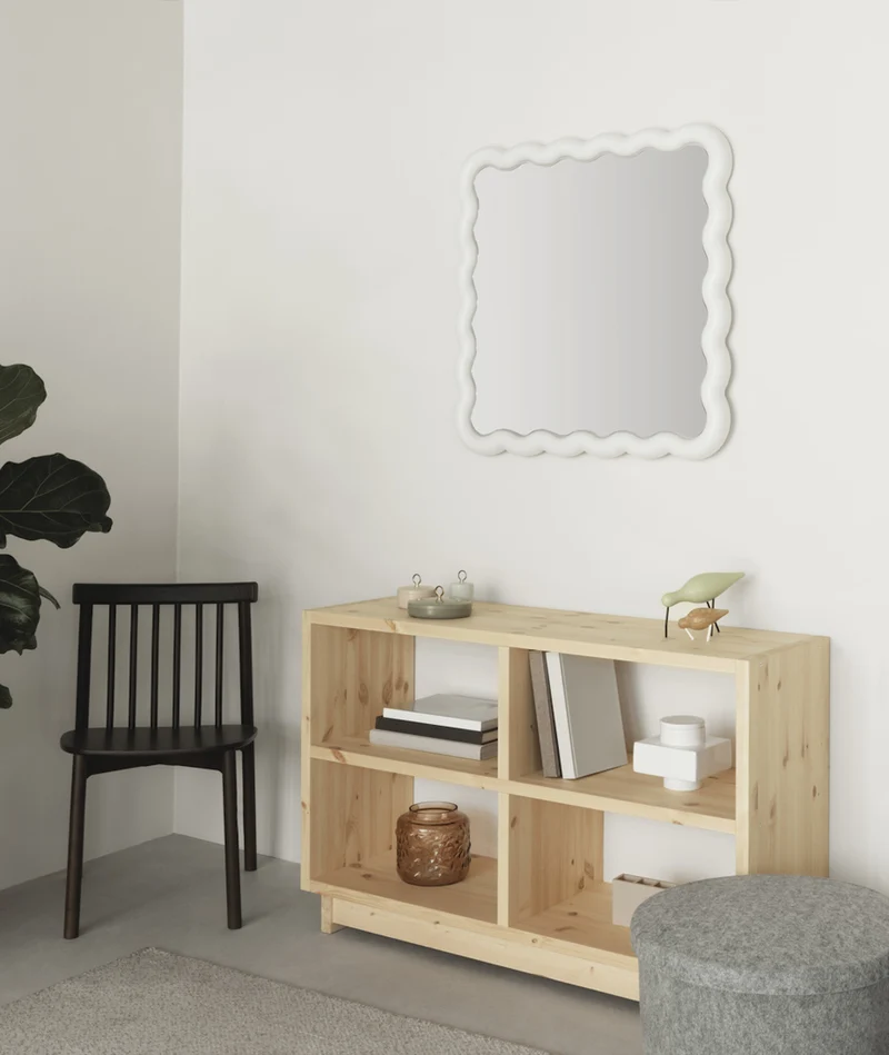 Bibliothèque en bois de pin 123 x 80 cm Medium FYR - Normann Copenhagen