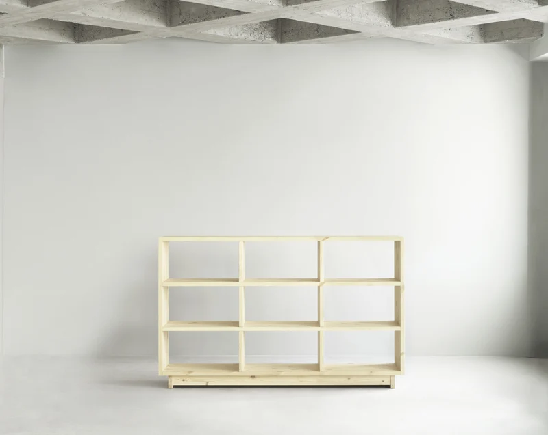 Bibliothèque en bois de pin 181 x 113 cm High FYR - Normann Copenhagen