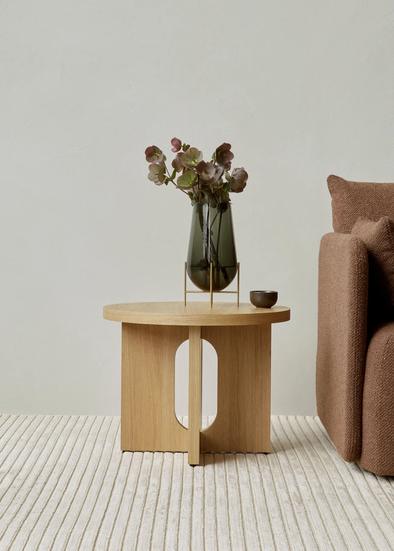 Table d'appoint en chêne massif 40 x 50 cm Androgyne - Audo