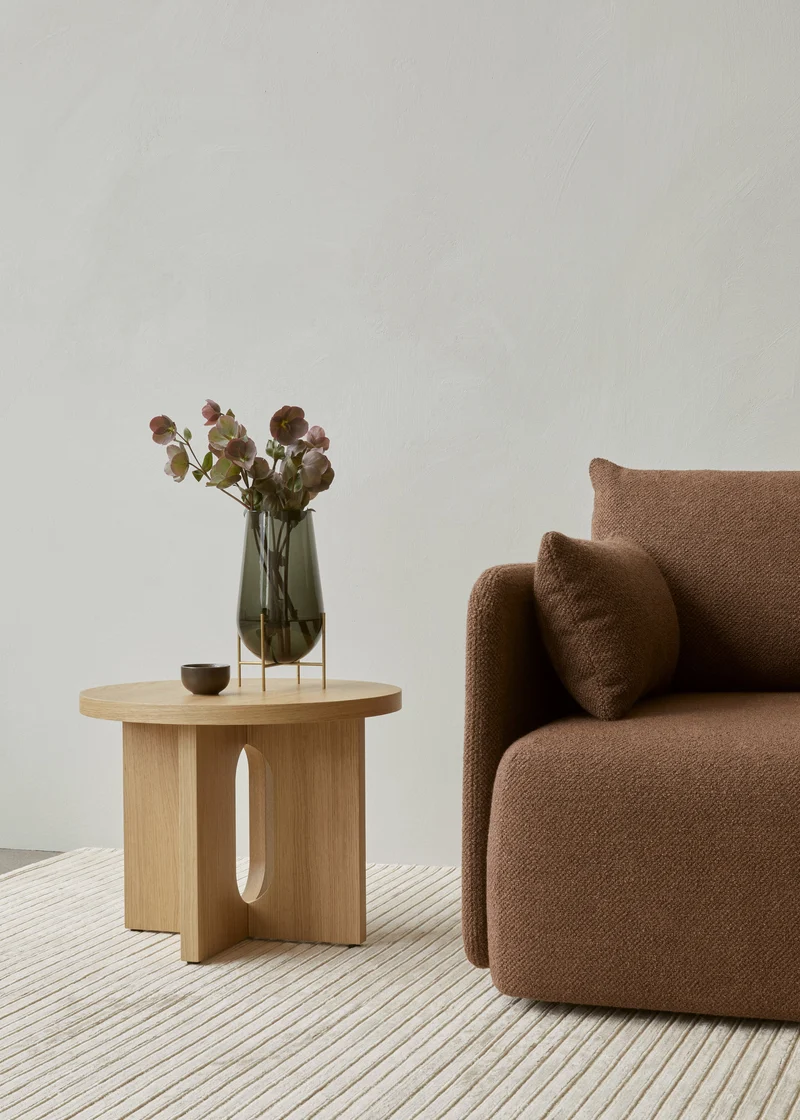 Table d'appoint en chêne massif 40 x 50 cm Androgyne - Audo