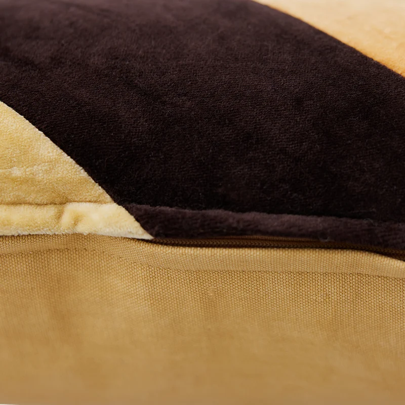 Coussin en velours rayé Fame (60X35Cm) - HKLIVING