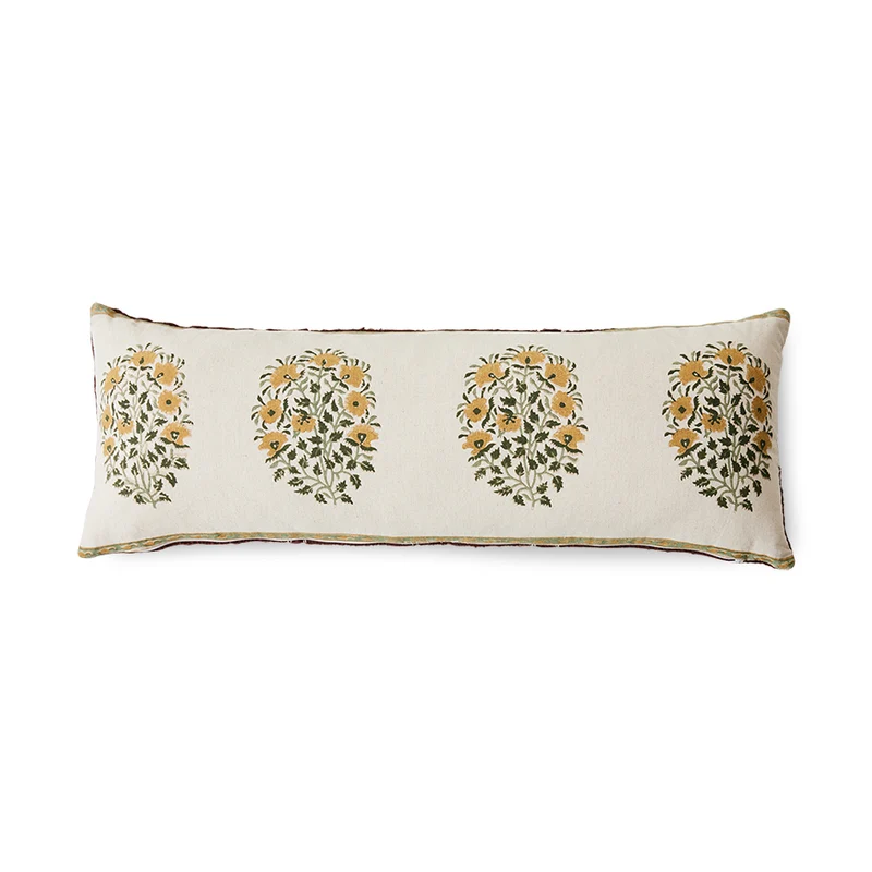 Coussin rectangulaire en tissu 90x30cm Farmhouse - HKLIVING