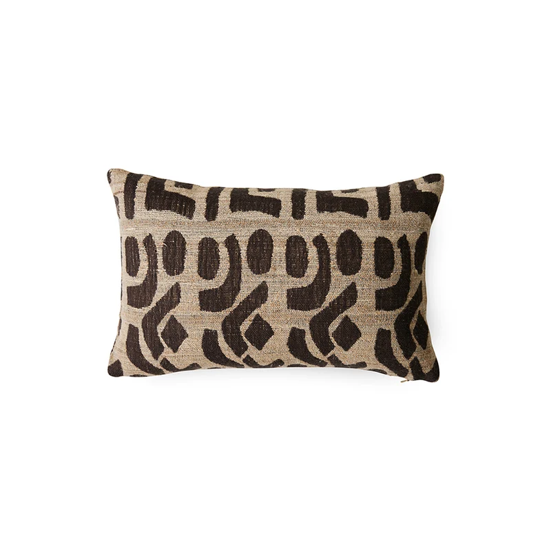 Coussin en soie Rustic (40X25cm) - HKLIVING