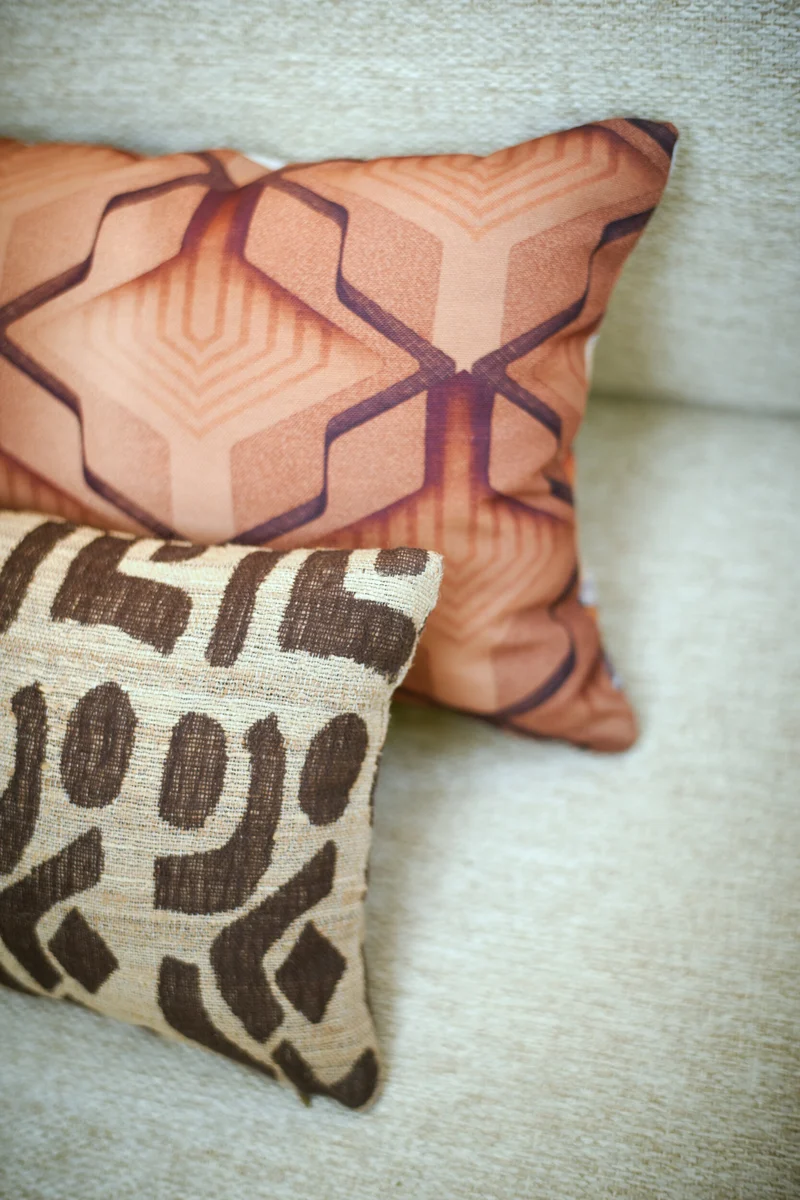 Coussin en soie Rustic (40X25cm) - HKLIVING