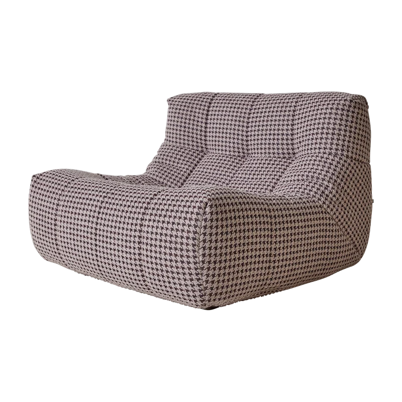 Fauteuil lazy en tissu imprimé Lobby - HKliving