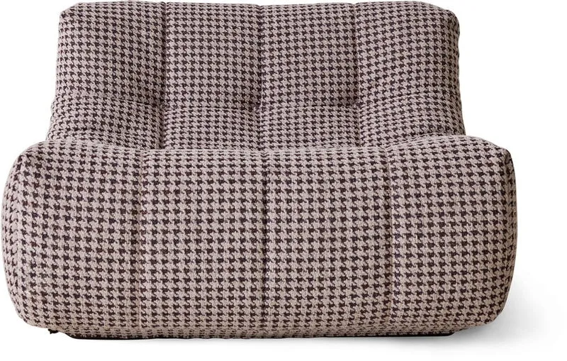 Fauteuil lazy en tissu imprimé Lobby - HKliving