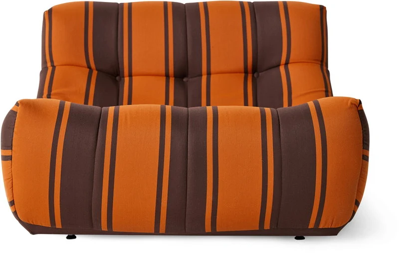 Fauteuil de jardin lazy en tissu imprimé Retro - HKliving