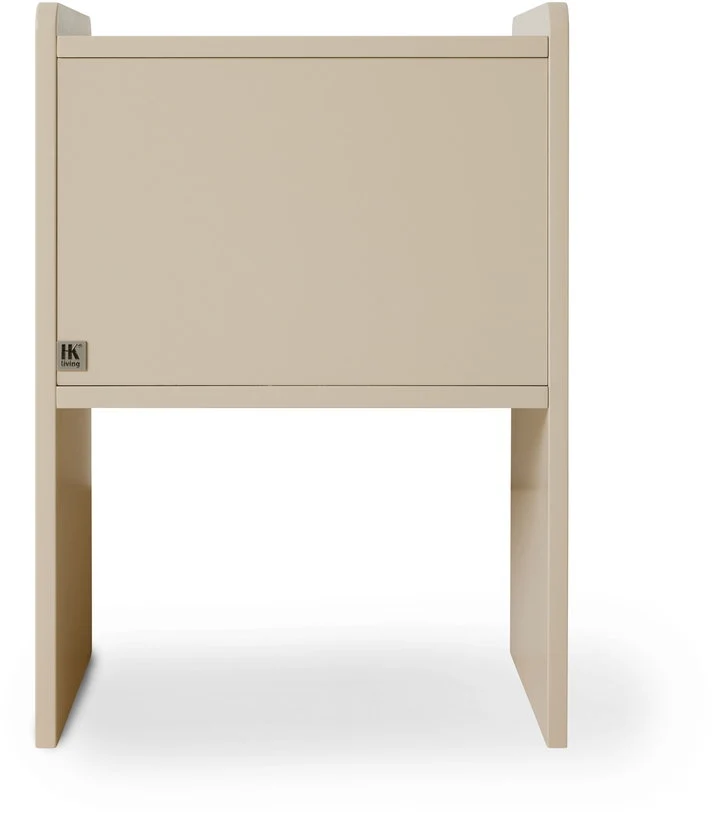 Table de nuit en bois crème Space - HKliving