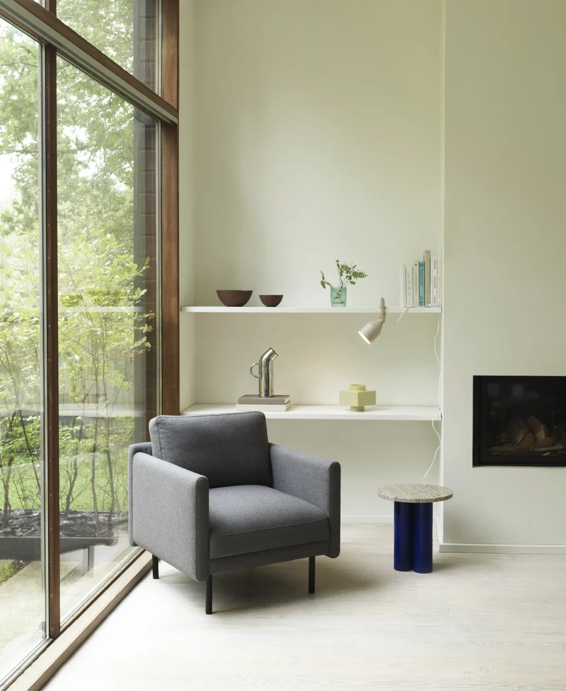 Fauteuil anthracite 79 x 87 cm Rar - Normann Copenhagen