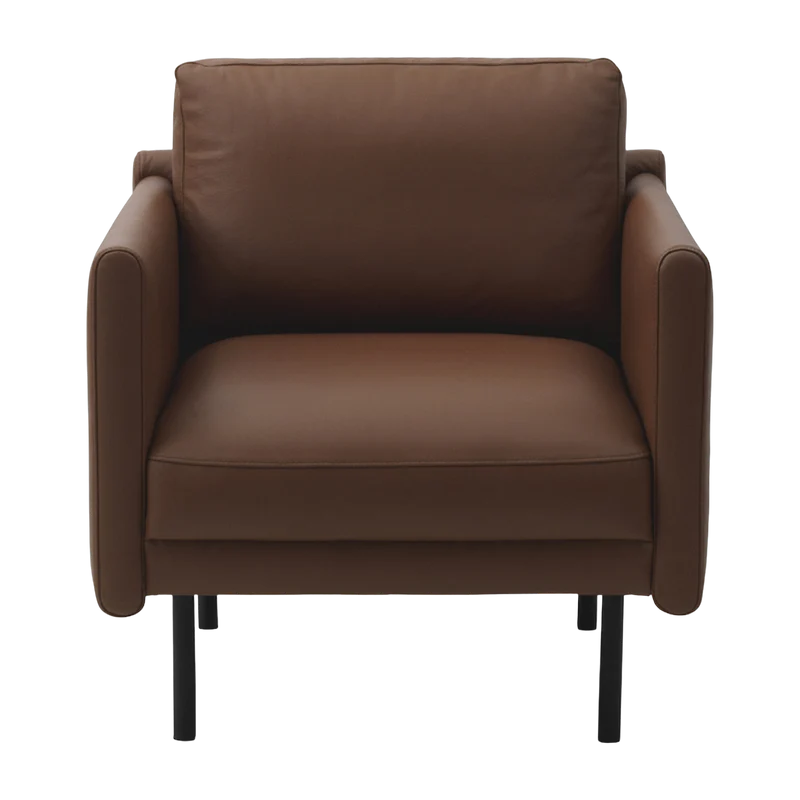 Fauteuil en cuir cognac 79 x 87 cm Rar - Normann Copenhagen