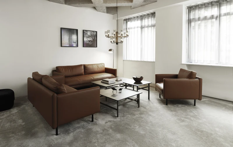 Fauteuil en cuir cognac 79 x 87 cm Rar - Normann Copenhagen