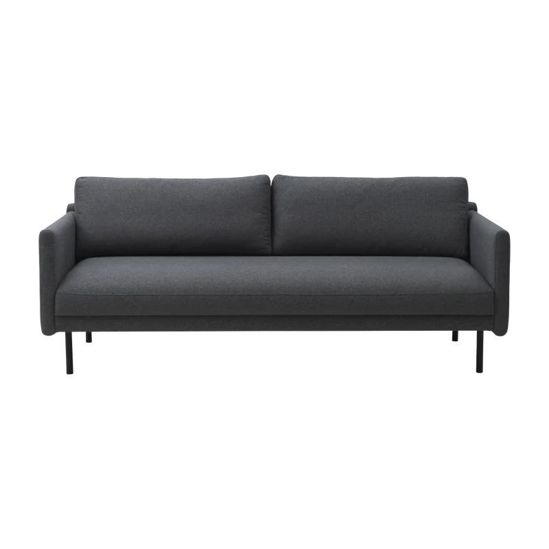 Canapé 2 places en tissu anthracite 170,5 x 87 cm Rar - Normann Copenhagen