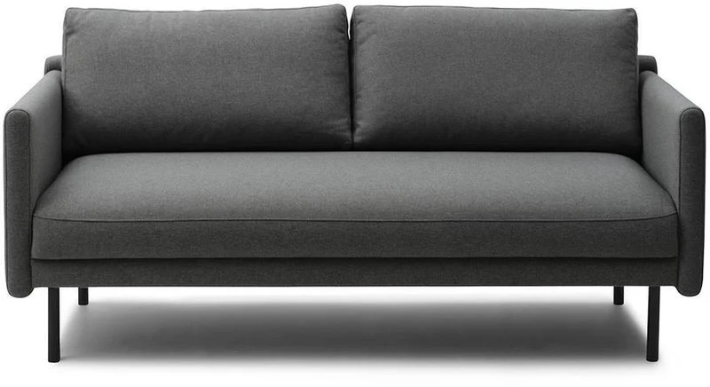 Canapé 2 places en tissu anthracite 170,5 x 87 cm Rar - Normann Copenhagen