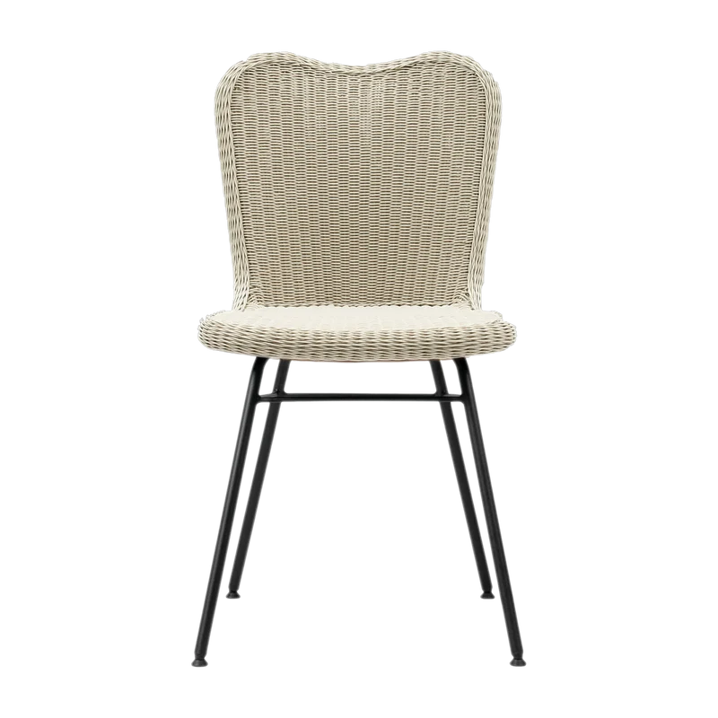 Chaise en osier crème 50 x 83 cm Lena - Vincent Sheppard