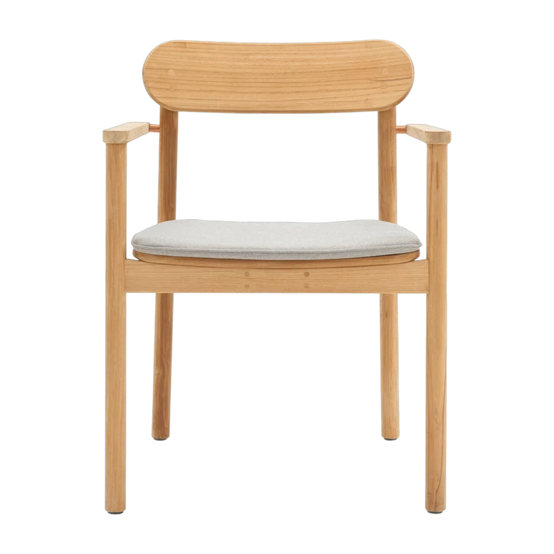 Chaise avec accoudoirs en teck 59 x 80 cm Freya - Vincent Sheppard