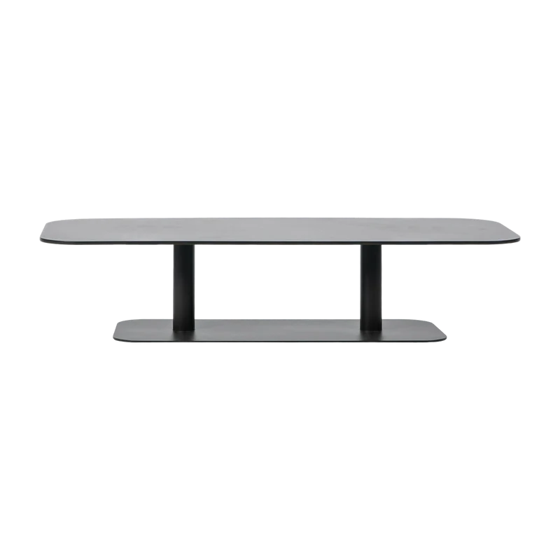 Table basse en aluminium gris 129 x 45 cm Kodo - Vincent Sheppard