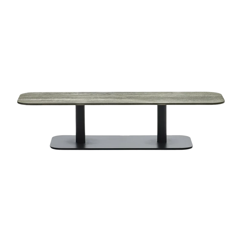 Table basse en céramique grise 129 x 45 cm Kodo - Vincent Sheppard