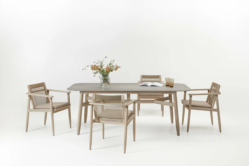 Table en céramique grise 210 x 100 cm David - Vincent Sheppard