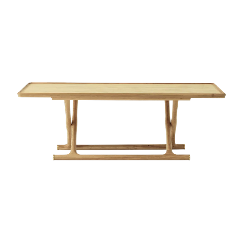 Table basse pliable en chêne naturel 130 x 46 cm Jäger - Audo