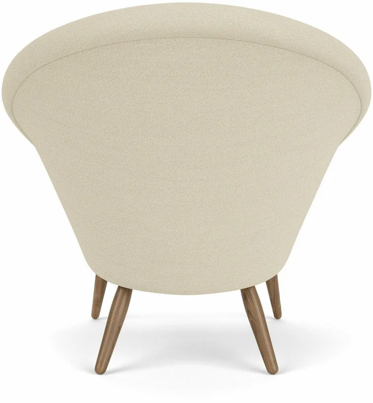Fauteuil en noyer 100 x 87 cm Oda - Audo