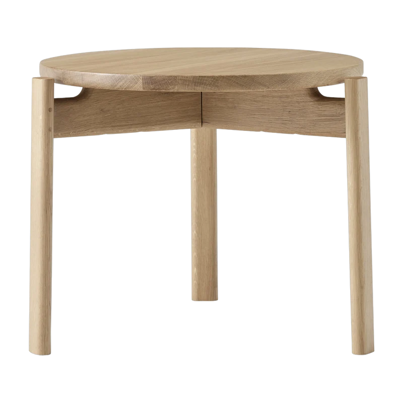 Table d'appoint en chêne naturel 60 x 43 cm Passage - Audo