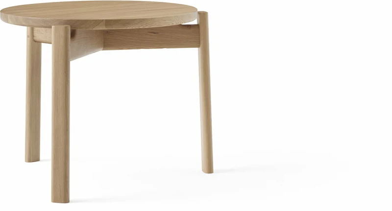 Table d'appoint en chêne naturel 60 x 43 cm Passage - Audo
