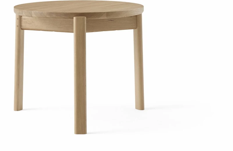 Table d'appoint en chêne naturel 60 x 43 cm Passage - Audo