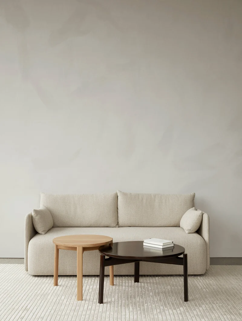 Table d'appoint en chêne naturel 60 x 43 cm Passage - Audo