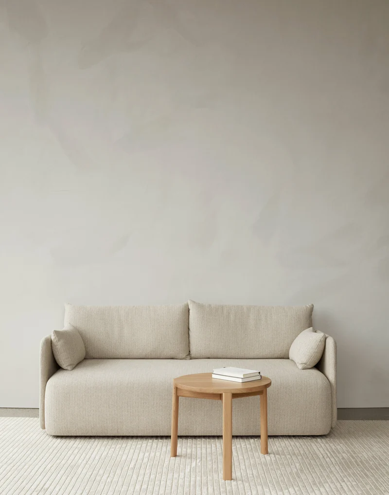 Table d'appoint en chêne naturel 60 x 43 cm Passage - Audo