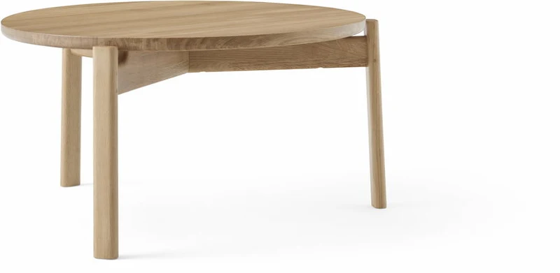 Table d'appoint en chêne naturel 80 x 38 cm Passage - Audo