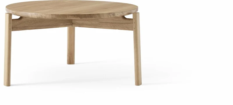 Table d'appoint en chêne naturel 80 x 38 cm Passage - Audo