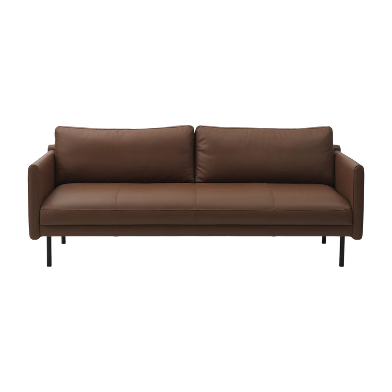 Canapé en cuir cognac 204 x 87 cm Rar - Normann Copenhagen